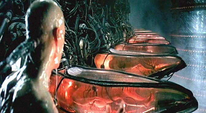 Battery scene from The Matrix.